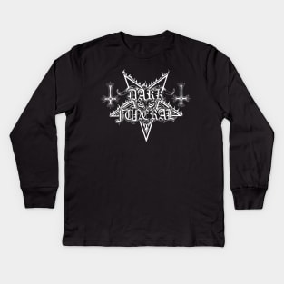 Dark Funeral Logo | Black Metal Kids Long Sleeve T-Shirt
